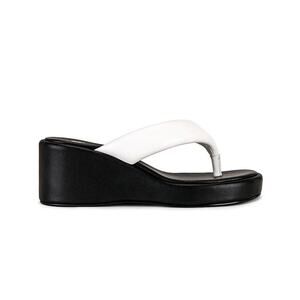 LPA Christina Platform Sandal - Black / White - Size 10